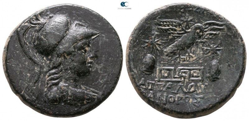 Phrygia. Apameia. ΑΤΤΑΛΟΣ ΒΙΑΝΟΡΟΣ, (Attalos, son of Bianor), magistrate circa 8...