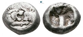 Kings of Lydia. Sardeis. Kroisos circa 564-539 BC. 1/12 Stater AR