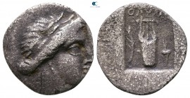 Lycia. Olympos. Lycian League circa 167-100 BC. Hemidrachm AR