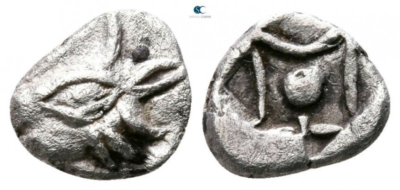 Lycia. Uncertain mint. Uncertain Dynast circa 500-400 BC. 
Obol AR

6mm., 0,4...