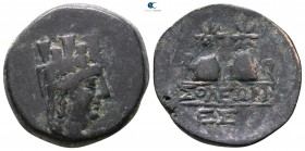 Cilicia. Soloi-Pompeiopolis circa 150-50 BC. Bronze Æ