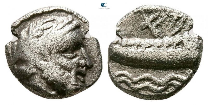 Phoenicia. Arados. Uncertain king circa 380-350 BC. 
Obol AR

9mm., 0,77g.
...