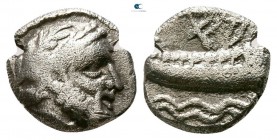 Phoenicia. Arados. Uncertain king circa 380-350 BC. Obol AR