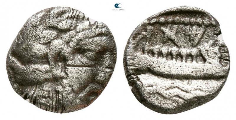 Phoenicia. Arados. Uncertain king circa 380-350 BC. 
Obol AR

8mm., 0,67g.
...