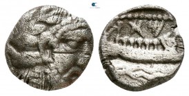 Phoenicia. Arados. Uncertain king circa 380-350 BC. Obol AR