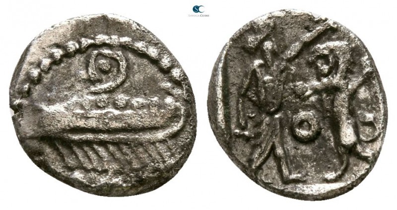 Samaria. circa 375-333 BC. 
Obol AR

9mm., 0,76g.



very fine