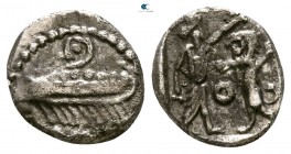 Samaria.  circa 375-333 BC. Obol AR
