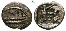 Samaria.  circa 375-333 BC. Obol AR