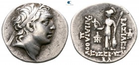 Kings of Cappadocia. Eusebeia-Mazaka. Ariarathes V Eusebes Philopator 163-130 BC. Dated CY 32=131/30 BC. Drachm AR