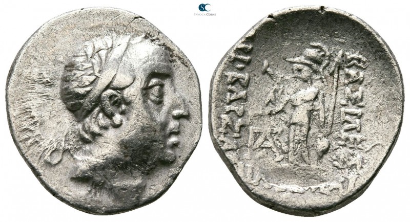Kings of Cappadocia. Eusebeia-Mazaka. Ariobarzanes I Philoromaios 96-63 BC. 
Dr...