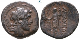 Seleukid Kingdom. Apameia on the Axios. Alexander I Balas 152-145 BC. Dated SE 163=150/49 BC. Bronze Æ