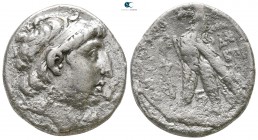 Seleukid Kingdom. Tyre. Antiochos VII Euergetes 138-129 BC. Tetradrachm AR