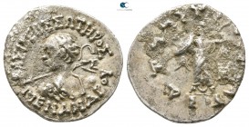 Baktria. Greco-Baktrian Kingdom. Menander I Soter 155-130 BC. Drachm AR