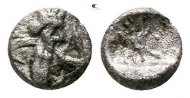 Persia. Achaemenid Empire. Sardeis. Time of Artaxerxes I to Xerxes II circa 455-420 BC. 1/24 Siglos AR