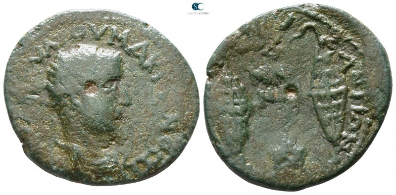 Macedon. Koinon of Macedon. Maximinus I Thrax AD 235-238. 
Bronze Æ

24mm., 6...