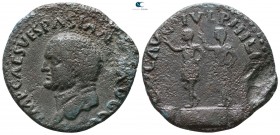 Macedon. Philippi. Vespasian AD 69-79. Bronze Æ