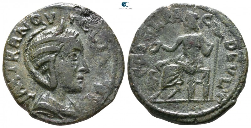 Thrace. Deultum. Tranquillina AD 241-244. 
Bronze Æ

22mm., 7,24g.



ver...