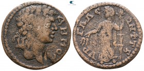 Phrygia. Hyrgaleis. Pseudo-autonomous issue AD 222. Time of Severus Alexander. Year 306 of the local era. Bronze Æ