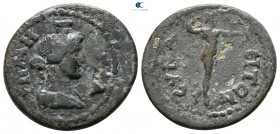 Phrygia. Synaos  . Pseudo-autonomous issue circa AD 69-192. Bronze Æ