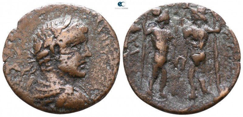 Cilicia. Flaviopolis. Caracalla AD 198-217. 
Bronze Æ

22mm., 5,16g.



n...
