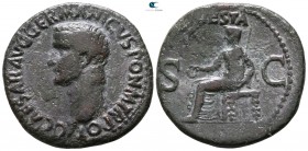 Caligula AD 37-41. Rome. As Æ