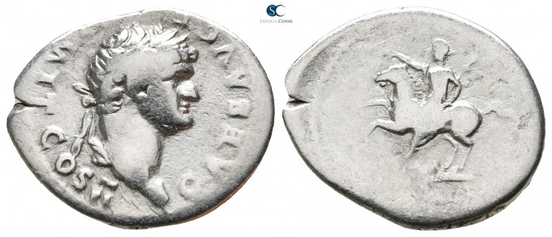 Domitian as Caesar AD 69-81. Rome
Denarius AR

18mm., 3,09g.



nearly ve...