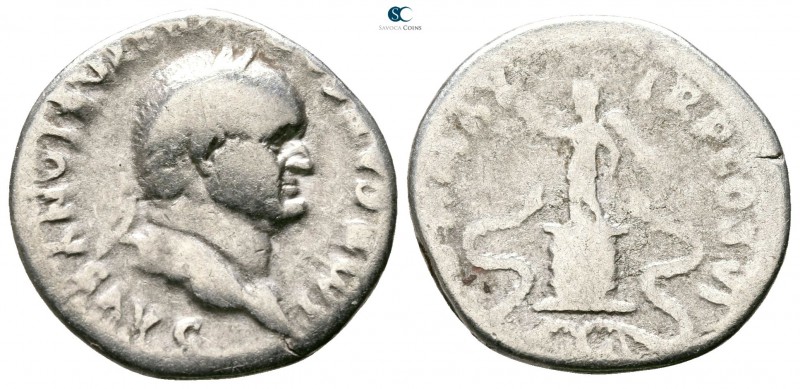 Vespasian AD 69-79. Rome
Denarius AR

16mm., 2,99g.



fine