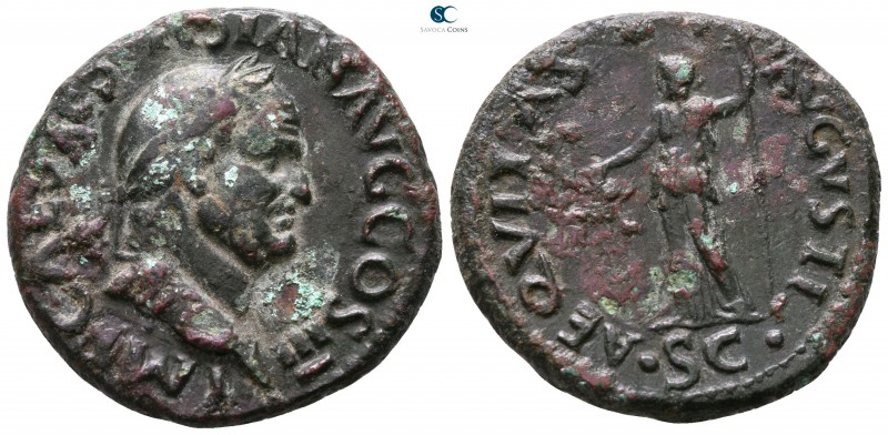 Vespasian AD 69-79. Rome
As Æ

26mm., 11,12g.



very fine