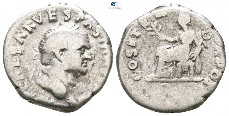 Titus AD 79-81. Rome
Denarius AR

17mm., 3,08g.



nearly very fine