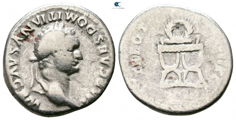 Domitian AD 81-96. Rome
Denarius AR

16mm., 2,97g.



fine