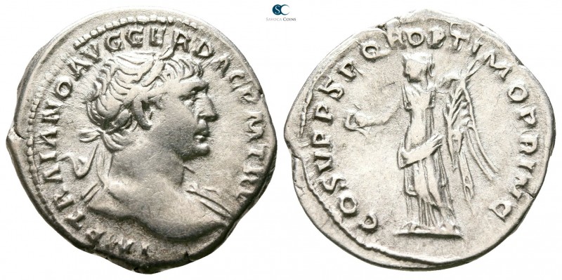 Trajan AD 98-117. Rome
Denarius AR

19mm., 2,82g.



very fine