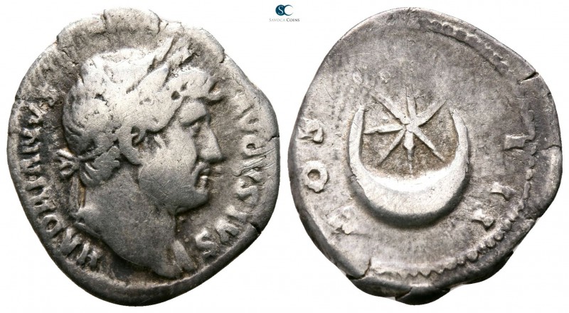 Hadrian AD 117-138. Rome
Denarius AR

18mm., 2,71g.



nearly very fine