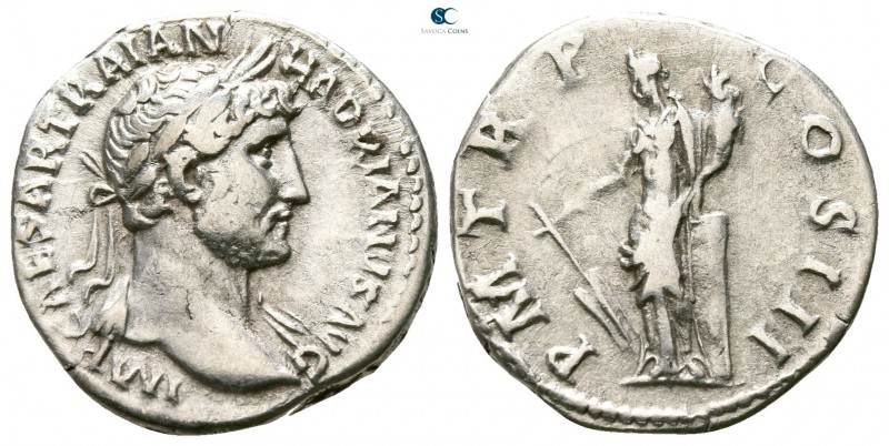 Hadrian AD 117-138. Rome
Denarius AR

17mm., 3,08g.



very fine