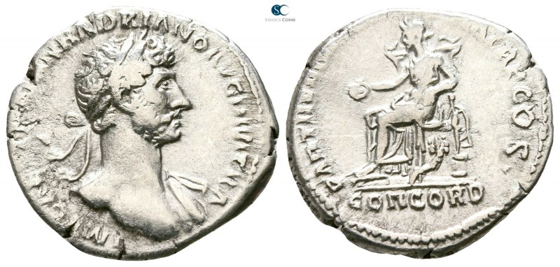 Hadrian AD 117-138. Rome
Denarius AR

18mm., 3,21g.



very fine