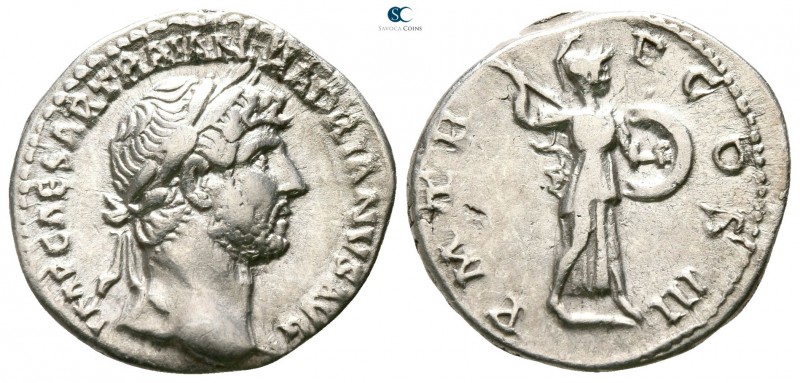 Hadrian AD 117-138. Rome
Denarius AR

18mm., 3,18g.



very fine