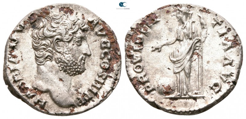 Hadrian AD 117-138. Rome
Fourreé Denarius Æ

17mm., 2,63g.



very fine