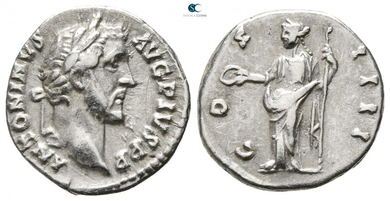 Antoninus Pius AD 138-161. Rome
Denarius AR

15mm., 3,43g.



very fine