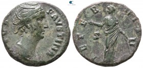 Diva Faustina I AD 140-141. Rome. As Æ