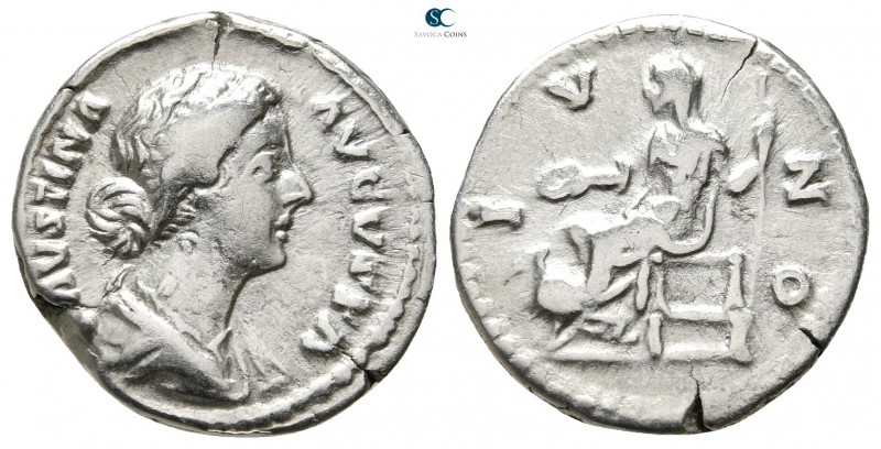 Faustina II AD 147-175. Rome
Denarius AR

16mm., 3,17g.



nearly very fi...