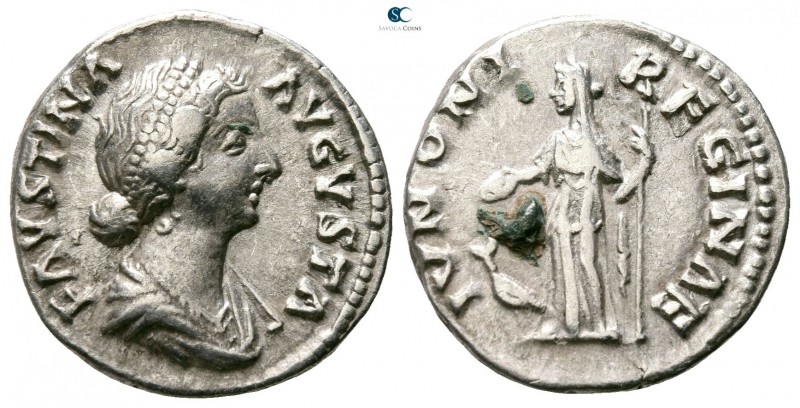 Faustina II AD 147-175. Rome
Denarius AR

15mm., 3,36g.



very fine