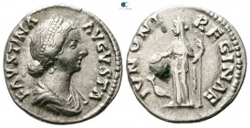 Faustina II AD 147-175. Rome. Denarius AR