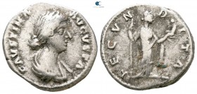 Faustina II AD 147-175. Rome. Denarius AR