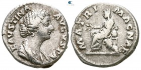 Faustina II AD 147-175. Rome. Denarius AR