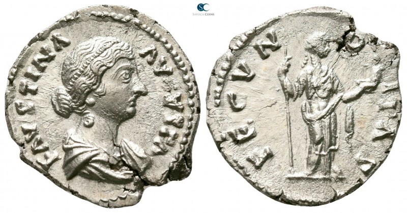 Faustina II AD 147-175. Rome
Denarius AR

18mm., 3,14g.



nearly extreme...