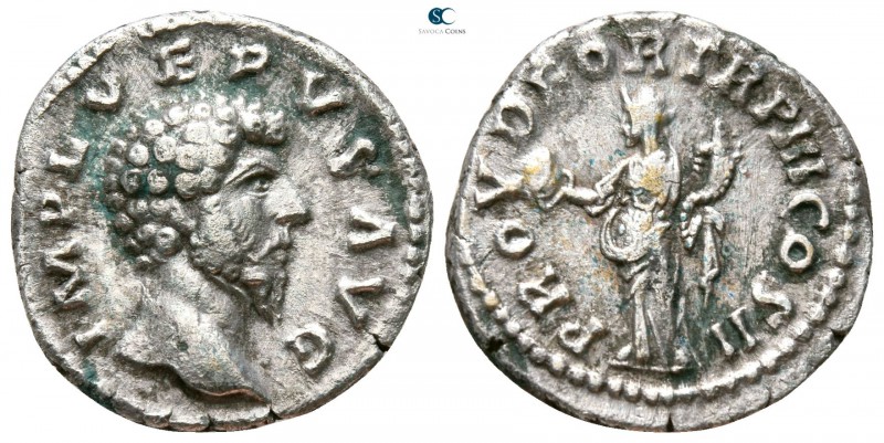 Lucius Verus AD 161-169. Rome
Denarius AR

17mm., 3,03g.



very fine