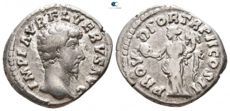 Lucius Verus AD 161-169. Rome
Denarius AR

17mm., 3,05g.



very fine