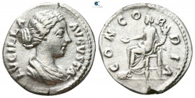 Lucilla AD 164-169. Rome. Denarius AR