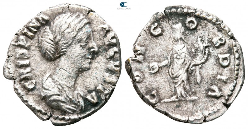 Crispina, wife of Commodus AD 178-182. Rome
Denarius AR

18mm., 2,65g.


...