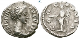 Crispina, wife of Commodus AD 178-182. Rome. Denarius AR