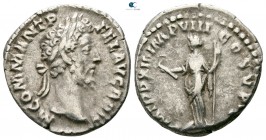Commodus AD 180-192. Rome. Denarius AR